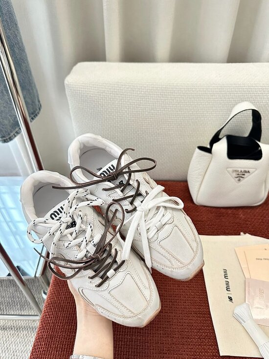 Miu Miu Shoes - New Balance X Miu Miu 530 SL suede sneakers